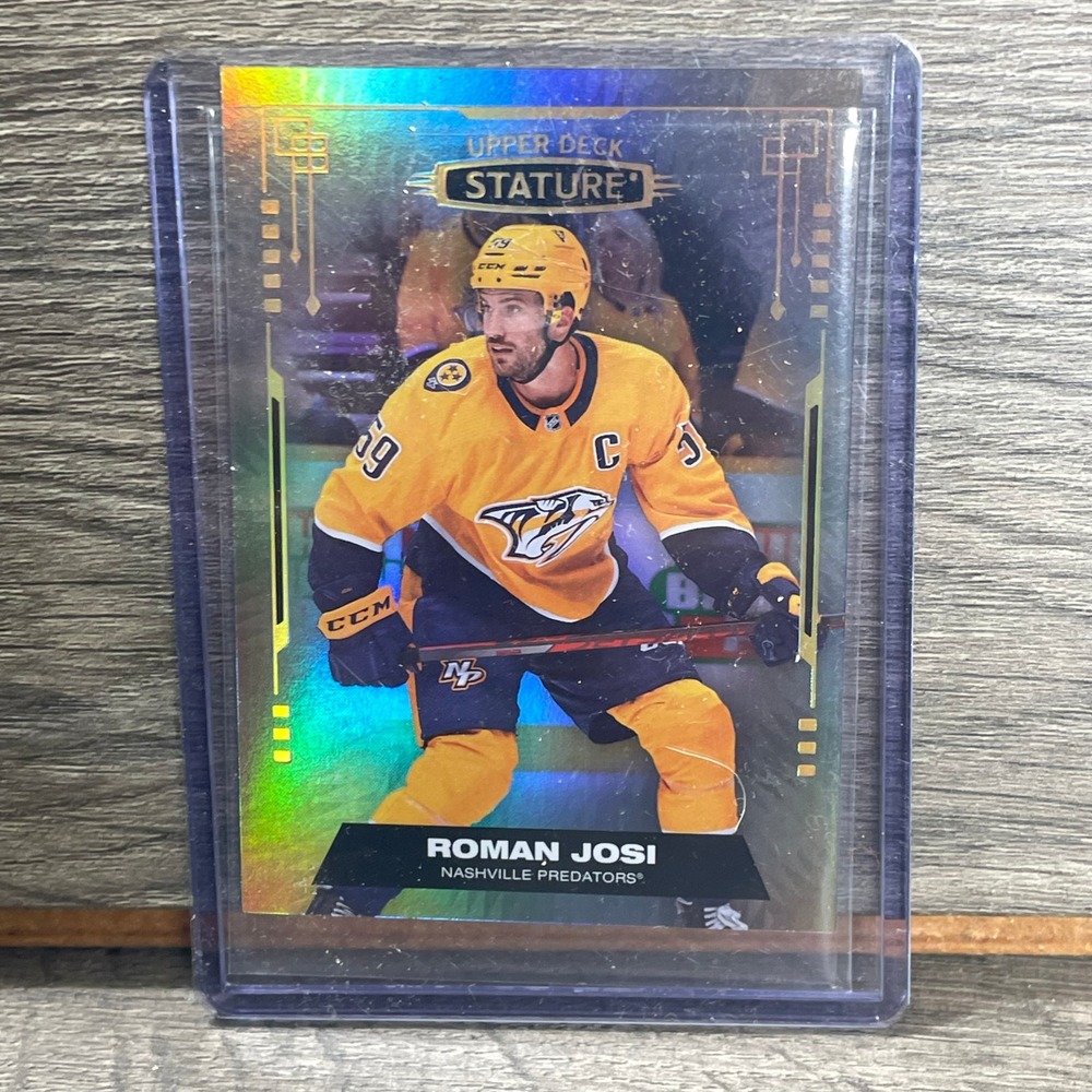 Upper Deck Nashville Predators Trading Card 77 Gold Stature Roman Josi NHL